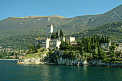 The castle of Malcesine lake Garda